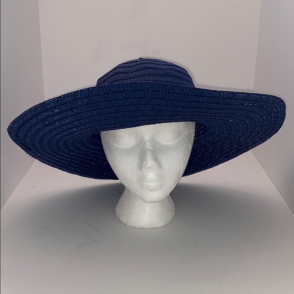 navy blue beach hat